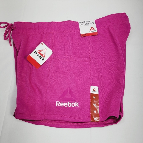 * Reebok XXXL athletic fitness shorts fuchsia red drawstring waistline s… - Picture 4 of 7